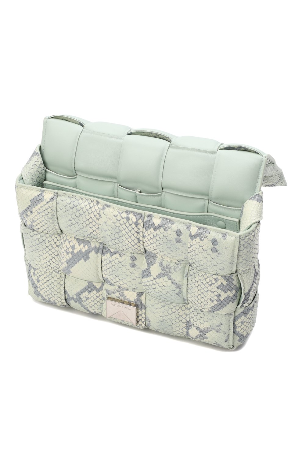 Сумка padded cassette BOTTEGA VENETA мятного цвета по цене 262000 руб., арт. 591970/V10S1, фото 5 Сумка padded cassette BOTTEGA VENETA, арт. 591970/V10S1, фото 5