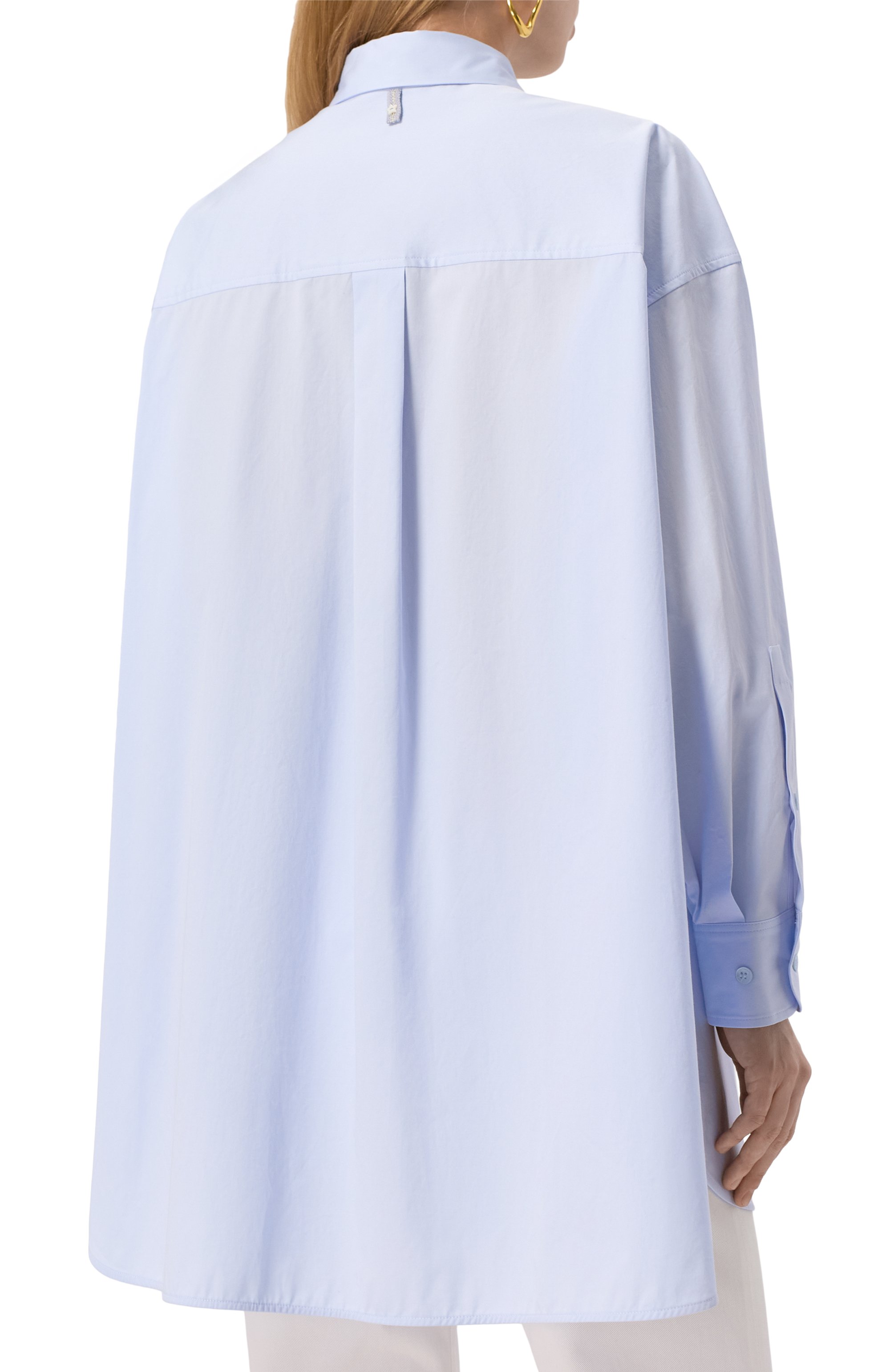 Хлопковая рубашка LORENA ANTONIAZZI, арт. E2541CA79A/4818, фото 4