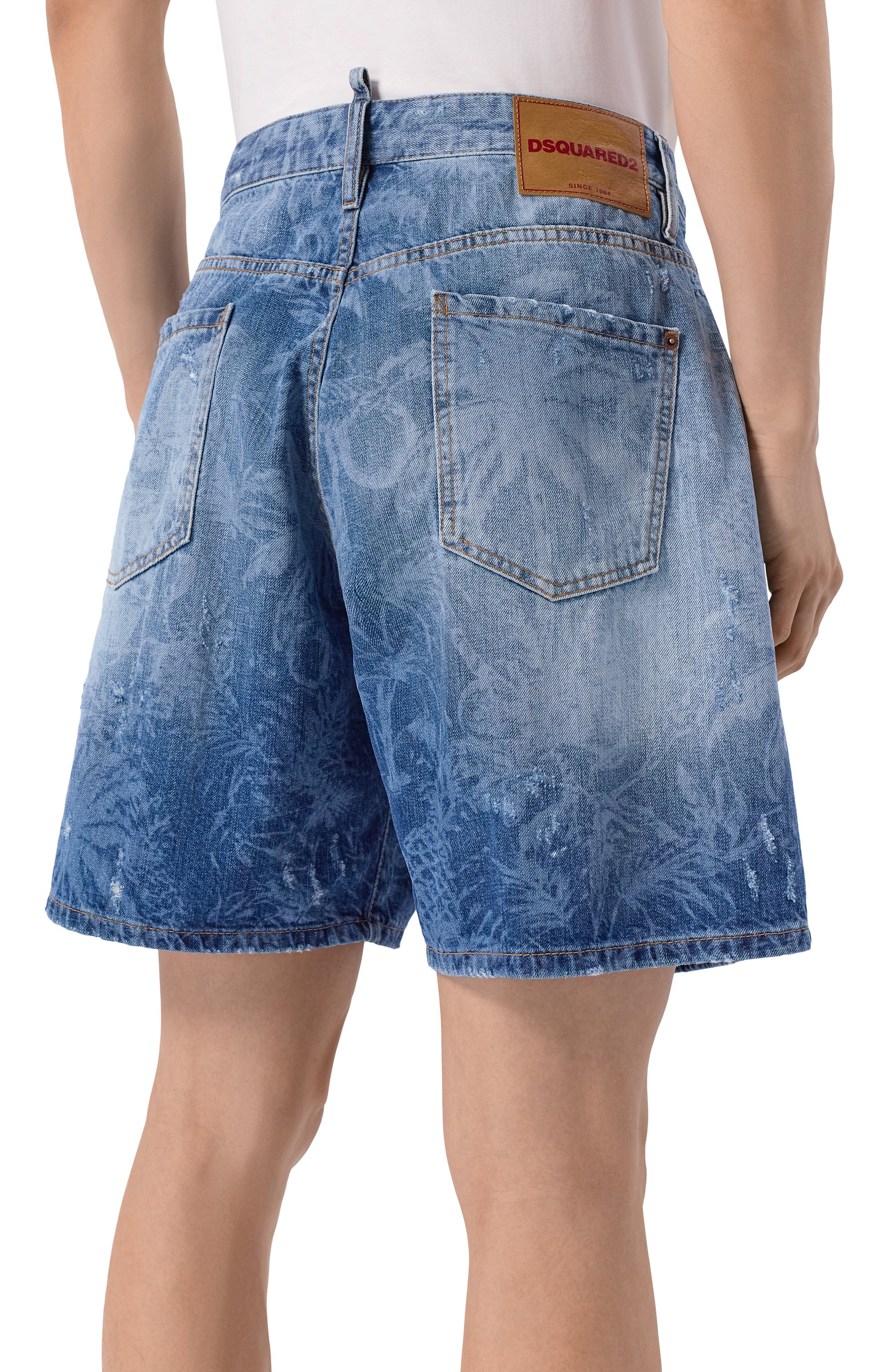 Джинсовые шорты DSQUARED2, арт. S74MU0967/D30011, фото 4