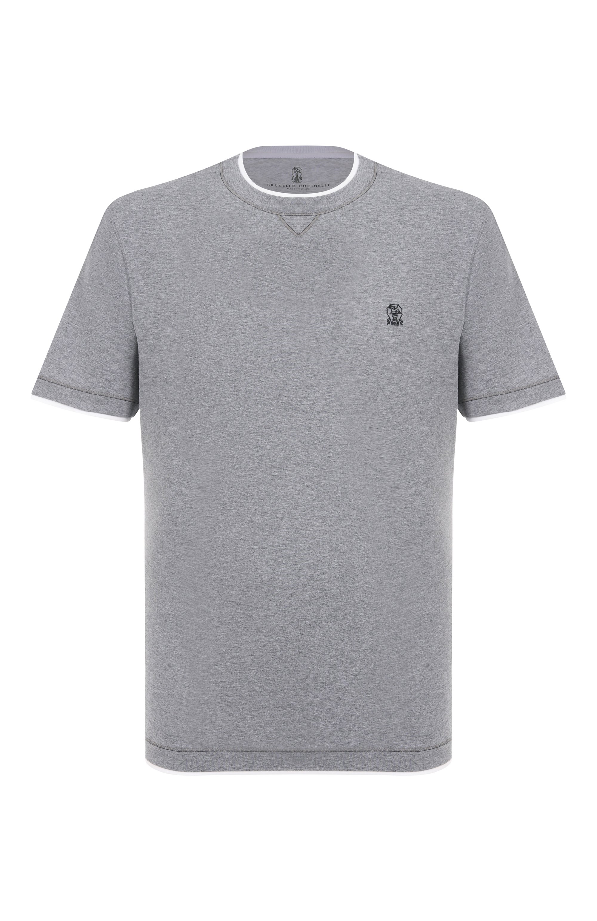 Хлопковая футболка BRUNELLO CUCINELLI, арт. M0B137451G, фото 1