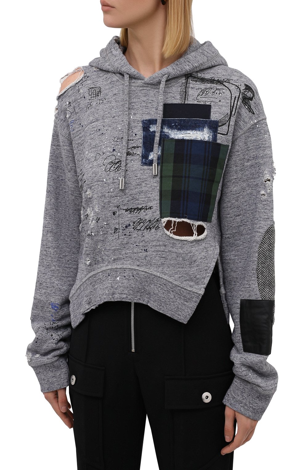 Хлопковое худи DSQUARED2, арт. S75GU0370/S25463, фото 3