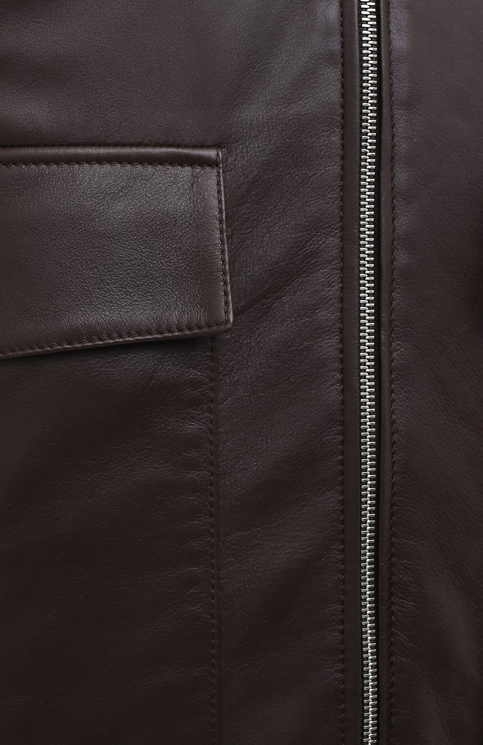 Кожаный бомбер с подкладкой из овчины ZILLI, арт. MAU-GALIE-01763/0001, фото 5