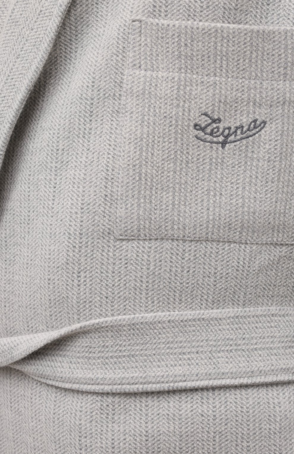 Халат из хлопка и шерсти ZEGNA, арт. N6H651230, фото 5