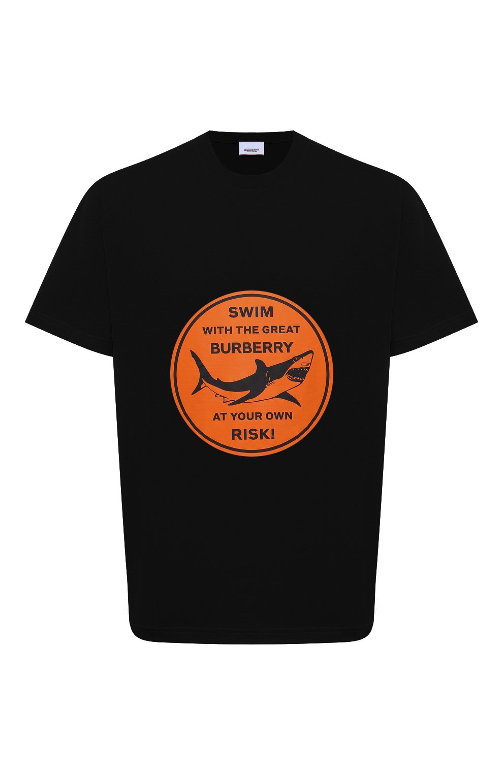 Хлопковая футболка BURBERRY, арт. 8040677, фото 1