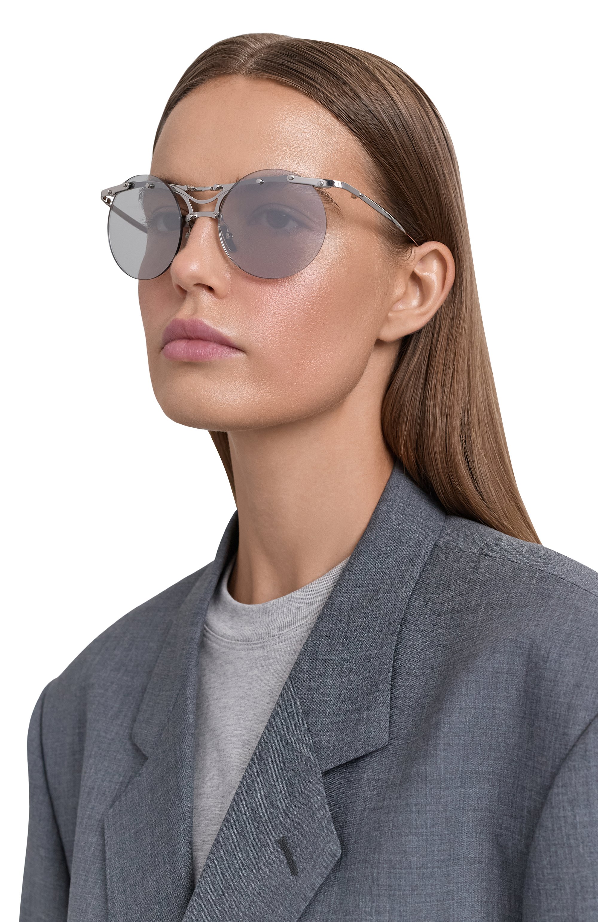 Солнцезащитные очки INNERRAUM, арт. 001 SI F. SILVER, фото 3