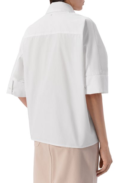 Хлопковая рубашка LORENA ANTONIAZZI, арт. P2651CA26A/4222, фото 4