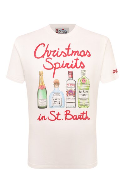 Мужская хлопковая футболка MC2 SAINT BARTH, арт. STBM ARN0TT/ARN0001/MAYP57