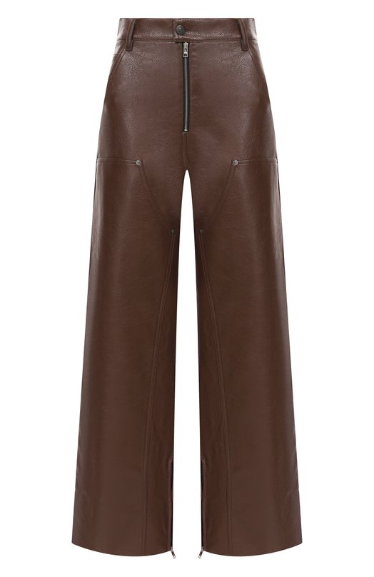 Брюки из экокожи MSGM 3942MDP13X/257804 Коричневый 3942MDP13X/257804