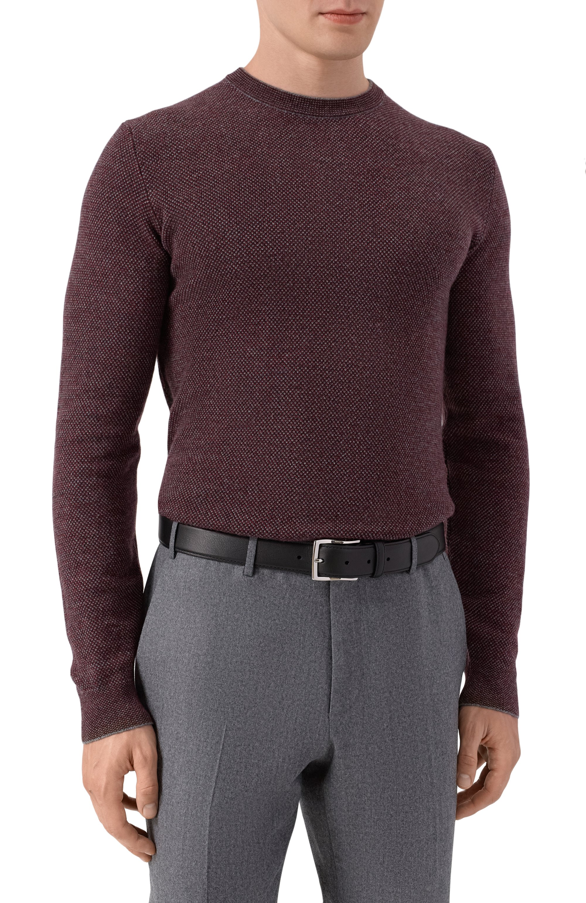 Кожаный ремень CORNELIANI, арт. 26V316-2620808, фото 2