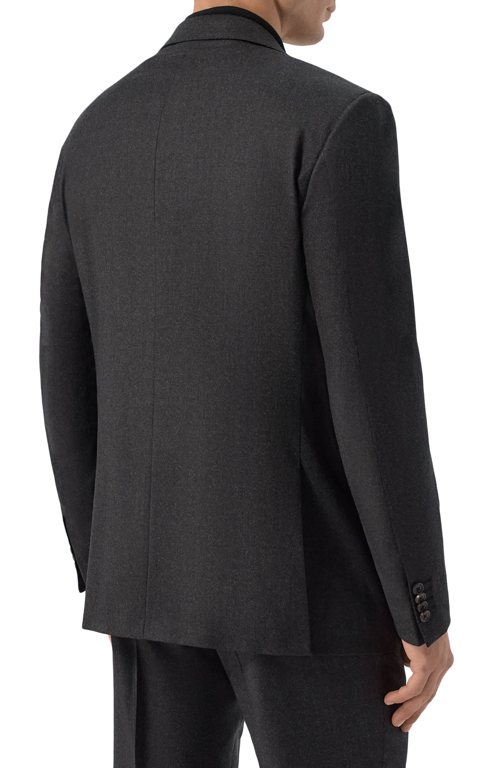 Шерстяной костюм CORNELIANI темно-серого цвета по цене 173000 руб., арт. 286008/2A18581_SET, фото 3 Шерстяной костюм CORNELIANI, арт. 286008/2A18581_SET, фото 3