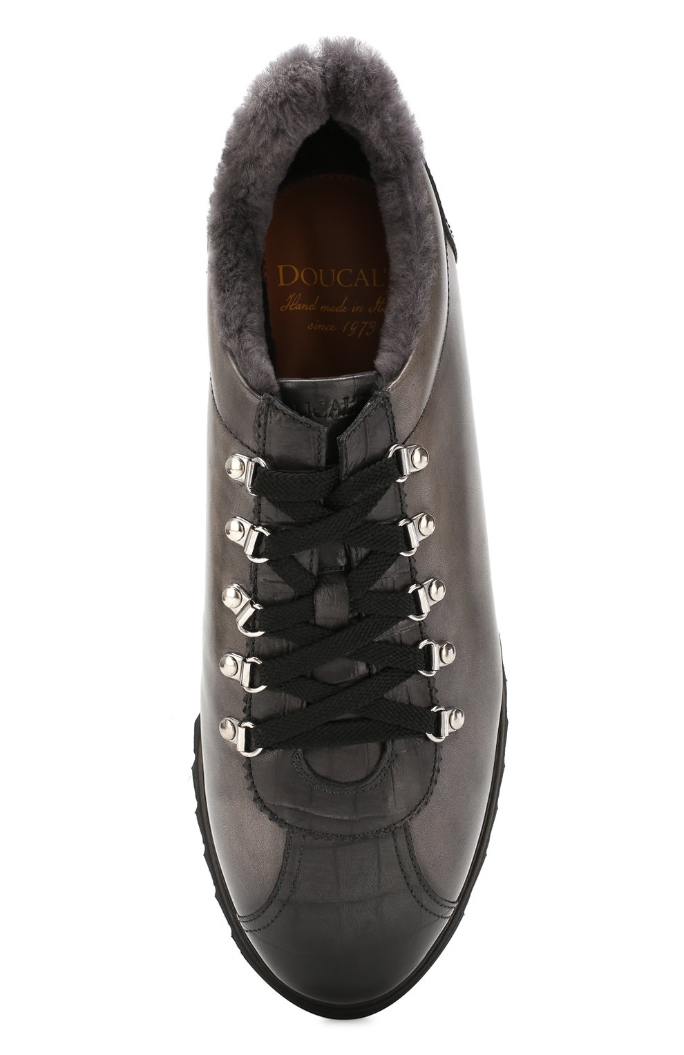 Кожаные кеды DOUCAL'S, арт. DU2156WINNPM0212N05, фото 5