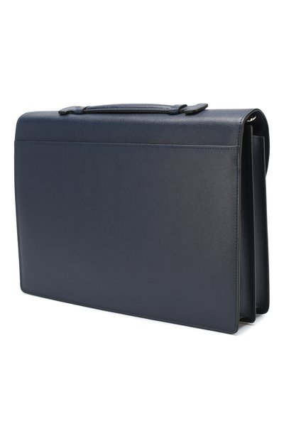 Кожаный портфель stuoia CANALI темно-синего цвета по цене 99500 руб., арт. P325340/NA00053, фото 3 Кожаный портфель stuoia CANALI, арт. P325340/NA00053, фото 3