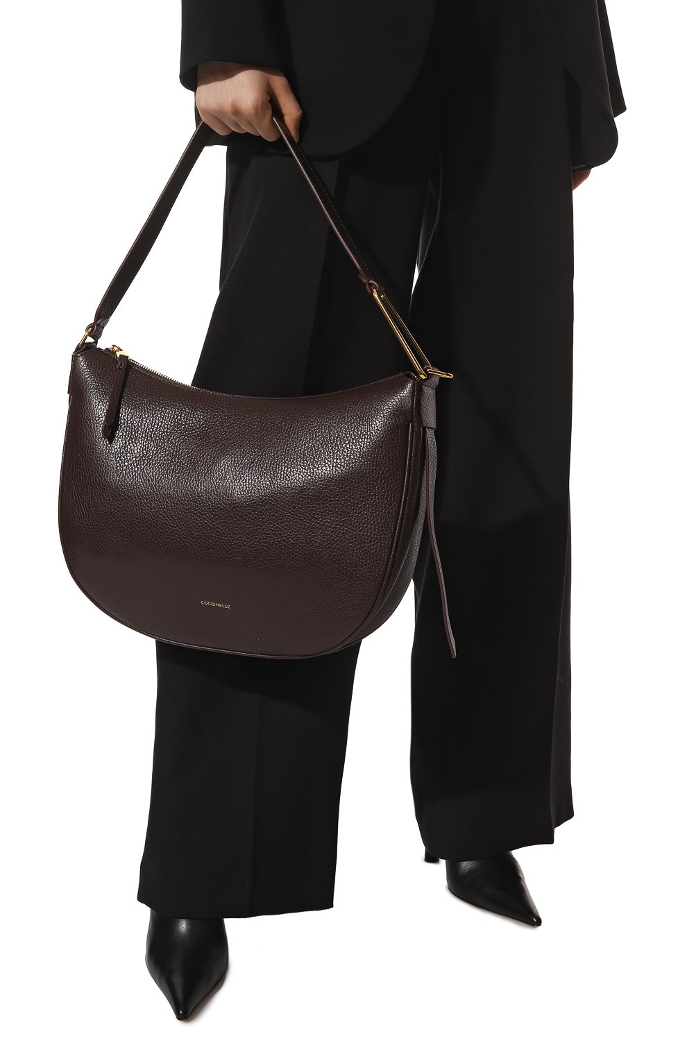 Сумка priscilla small COCCINELLE бордового цвета по цене 42000 руб., арт. E1 NE0 13 02 01, фото 2 Сумка priscilla small COCCINELLE, арт. E1 NE0 13 02 01, фото 2