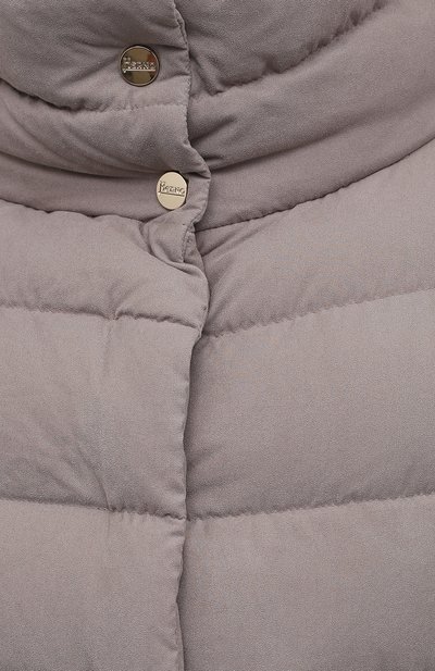 Комплект из пуховика и митенок HERNO бежевого цвета по цене 68250 руб., арт. PI075DR/12409, фото 5 Комплект из пуховика и митенок HERNO, арт. PI075DR/12409, фото 5