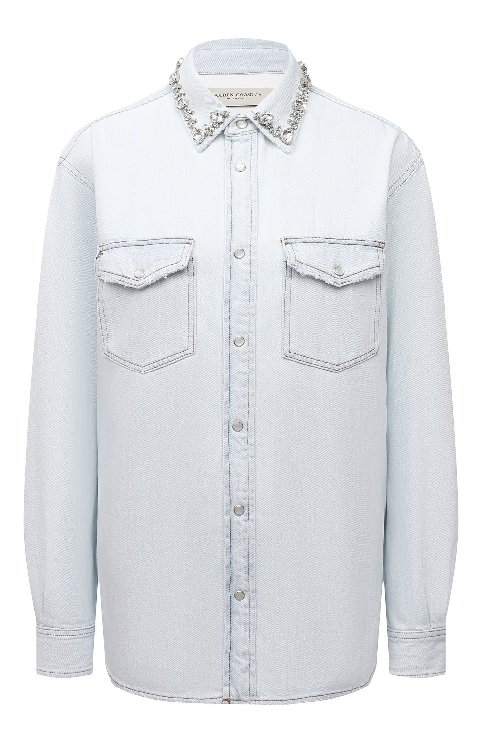 Джинсовая рубашка GOLDEN GOOSE DELUXE BRAND, арт. GWP00589.P000408, фото 1