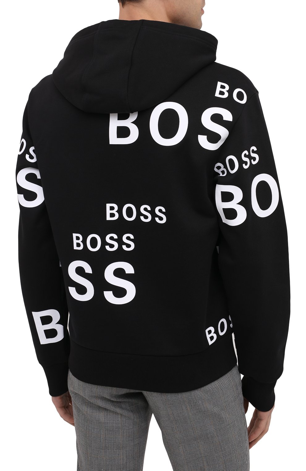 Хлопковое худи BOSS, арт. 50438271, фото 4