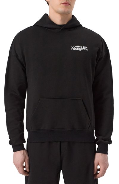Хлопковое худи COMME DES FUCKDOWN, арт. CFABM01508, фото 3