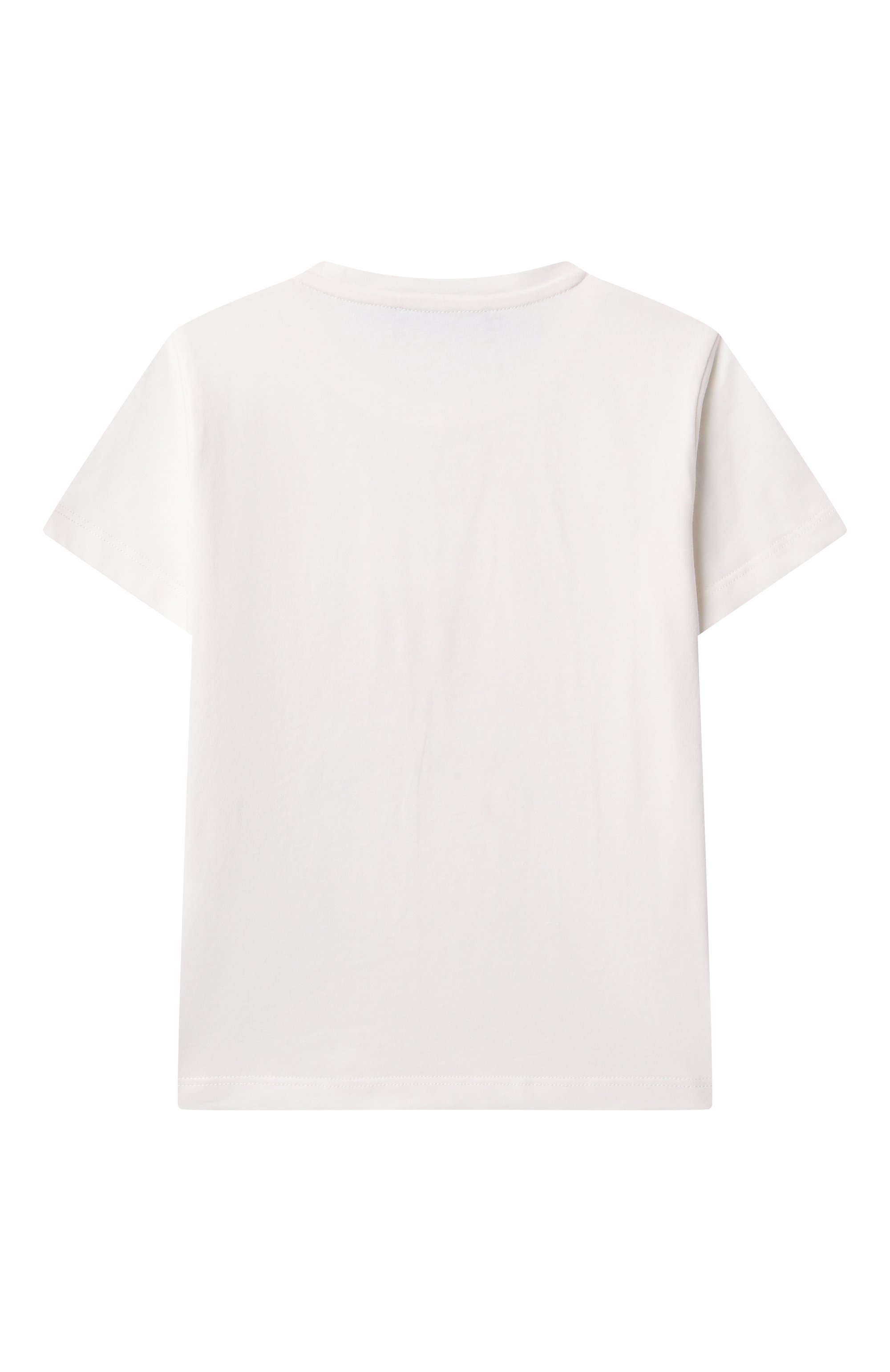 Хлопковая футболка VERSACE белого цвета по цене 18550 руб., арт. 1018293/1A13078, фото 2 Хлопковая футболка VERSACE, арт. 1018293/1A13078, фото 2