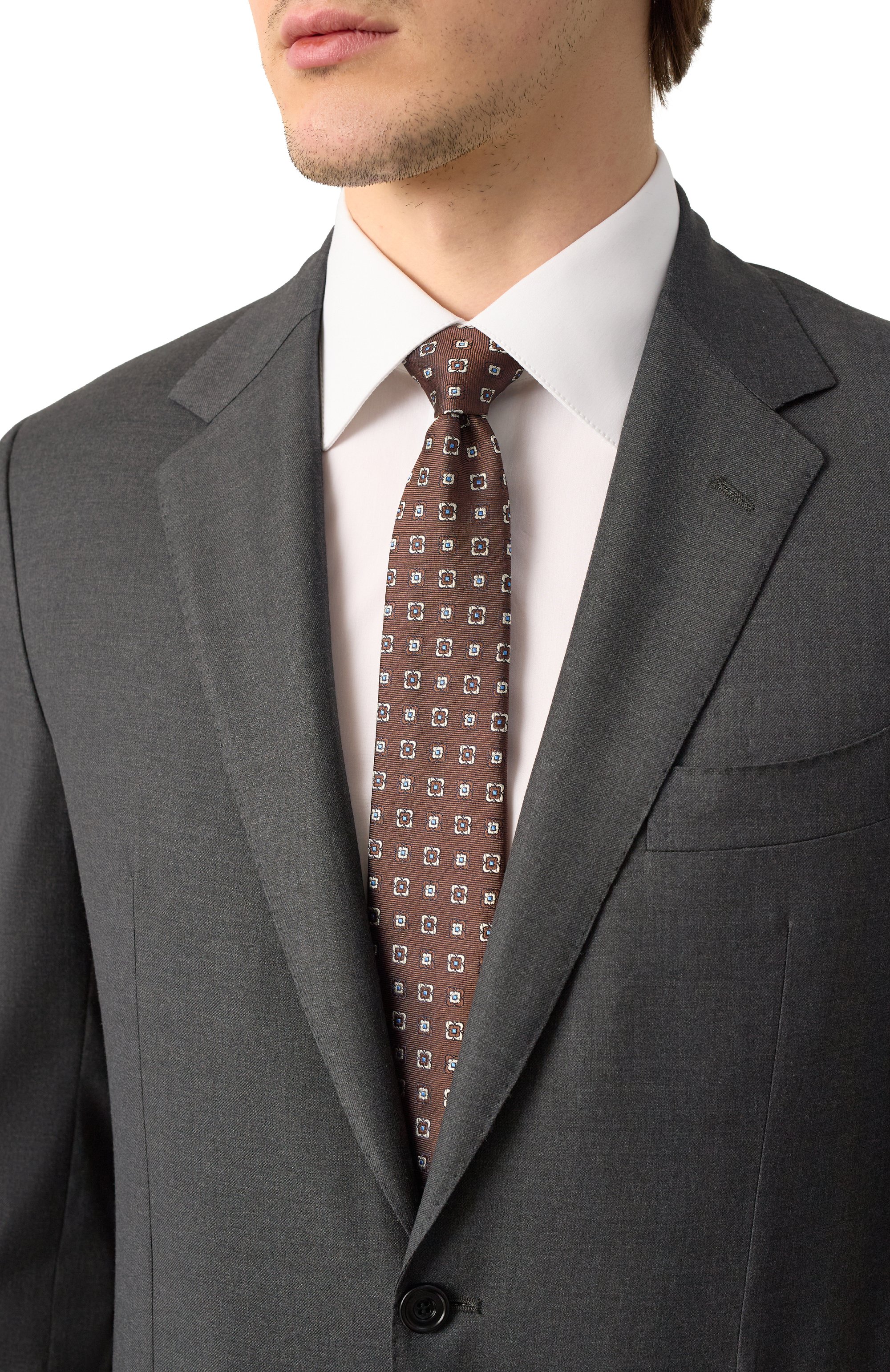 Шелковый галстук CANALI, арт. 18/HJ04197, фото 2