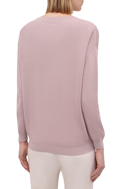 Хлопковый свитер BRUNELLO CUCINELLI, арт. M19198302, фото 4