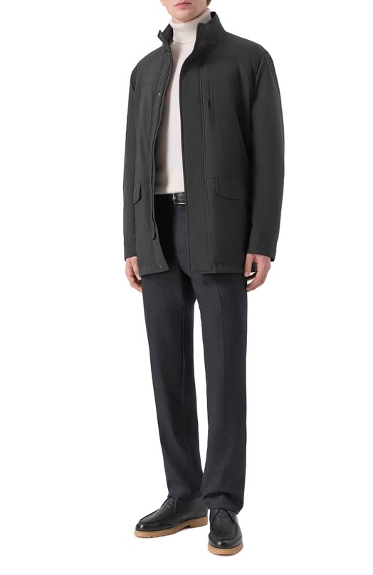 Кожаные ботинки Kiton USSA377N0133703 Синий  USSA377N0133703 Фото 2