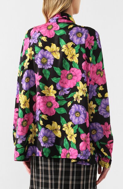 Блузка с принтом BALENCIAGA, арт. 595072/TGLN6, фото 4