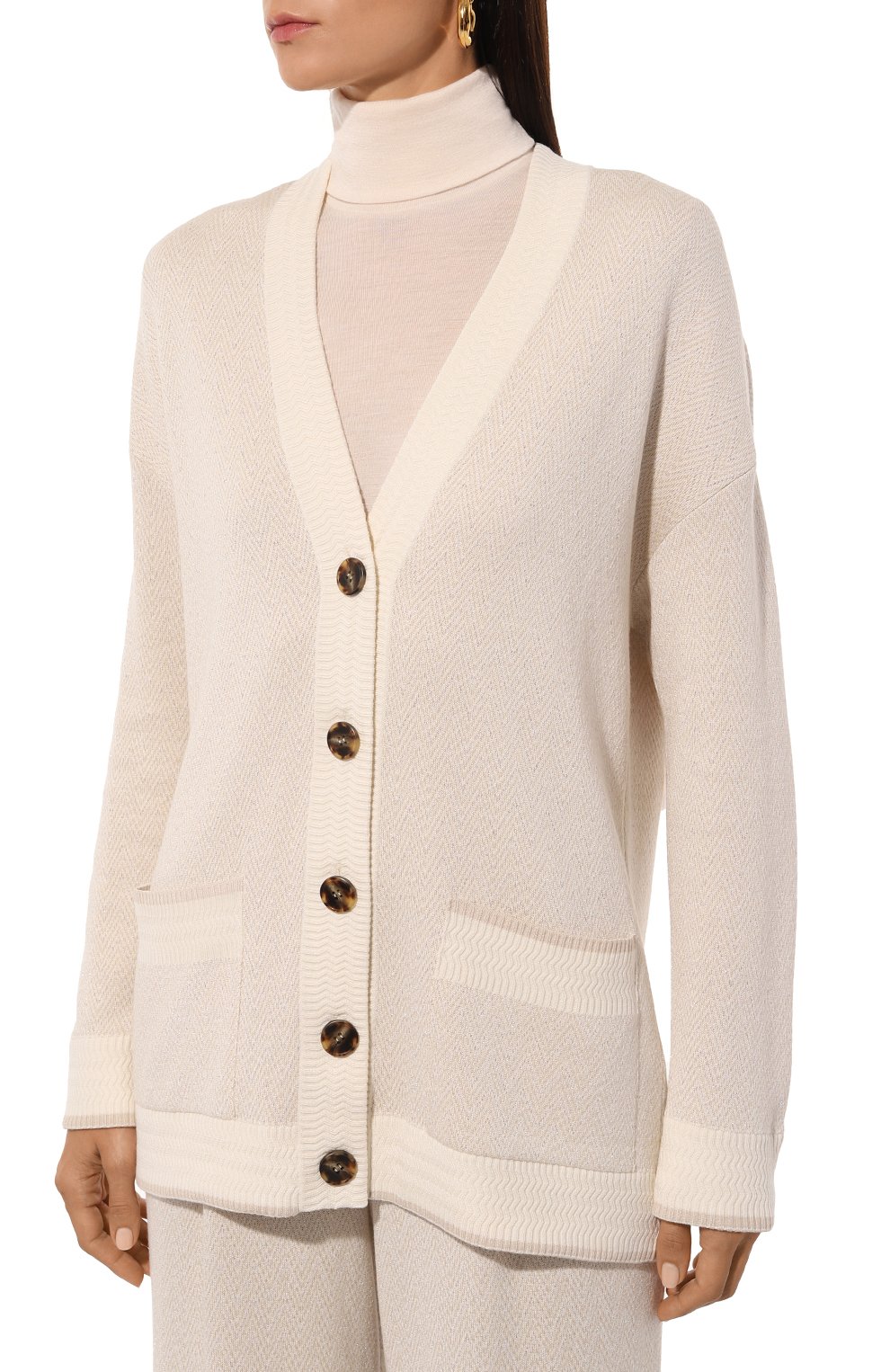 Кардиган из шелка и �кашемира FREEAGE, арт. W25.CR069M.6039.101, фото 3