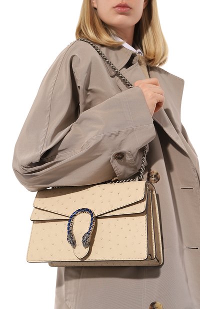 Сумка dionysus small из кожи страуса GUCCI, арт. 400249 EY0IN, фото 2