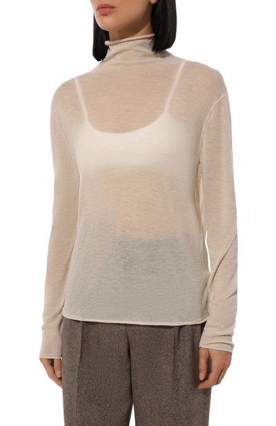 Шерстяная водолазка FREEAGE кремового цвета по цене 20200 руб., арт. W25.SW685.2000.101, фото 3 Шерстяная водолазка FREEAGE, арт. W25.SW685.2000.101, фото 3