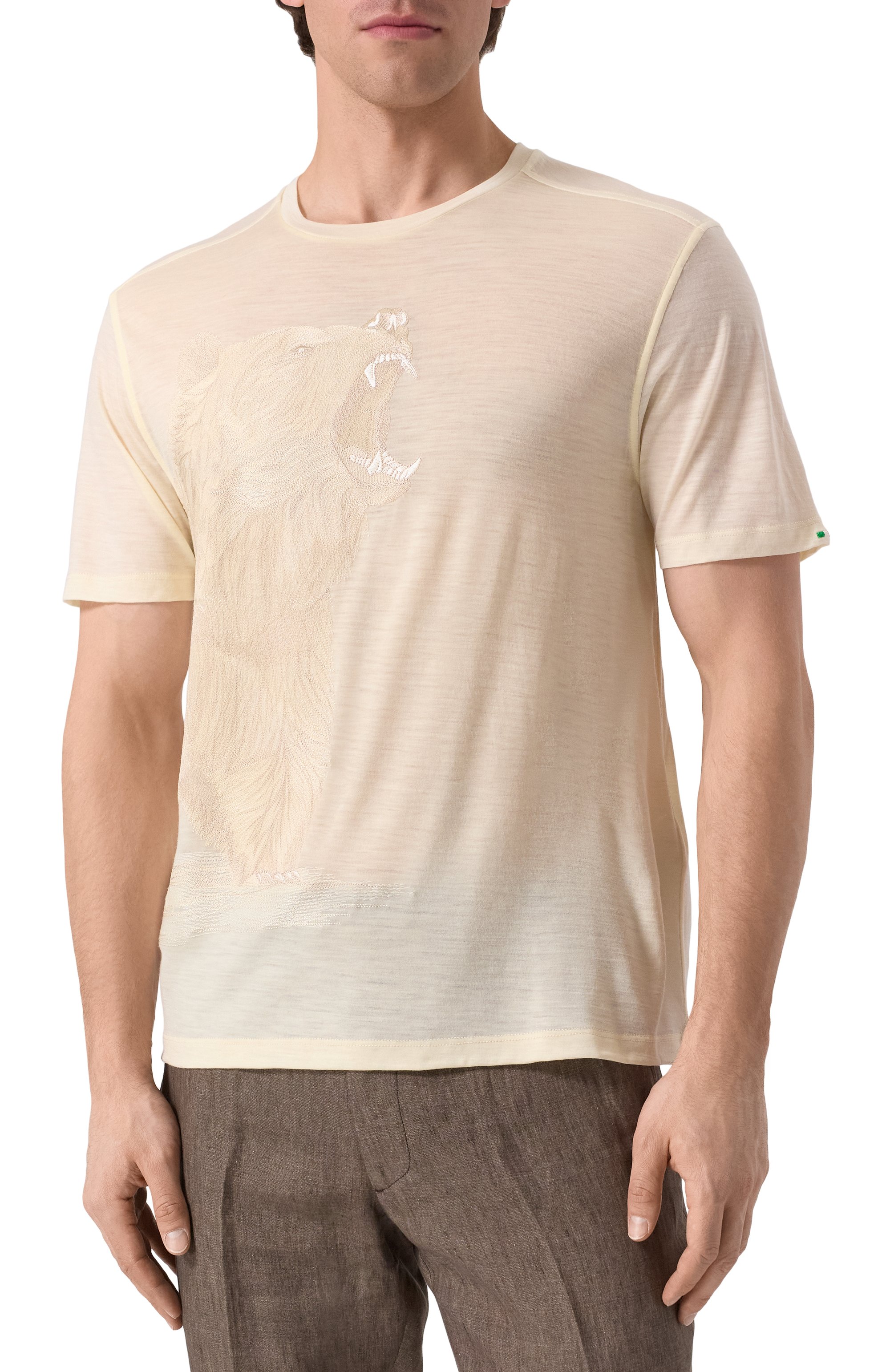 Шерстяная футболка STEFANO RICCI, арт. MNH5204440/WV, фото 3