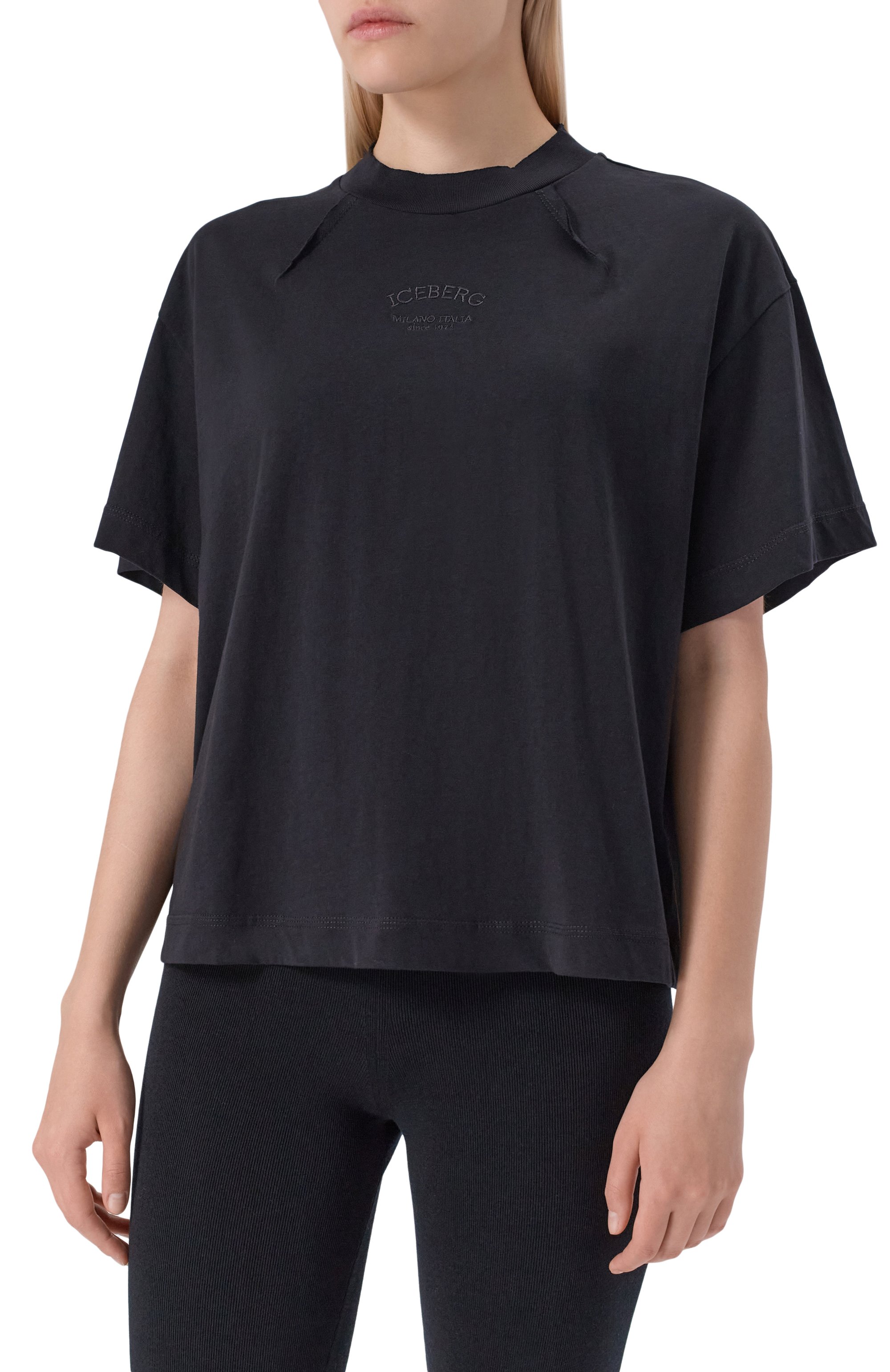 Хлопковая футболка ICEBERG, арт. F081/6325, фото 3