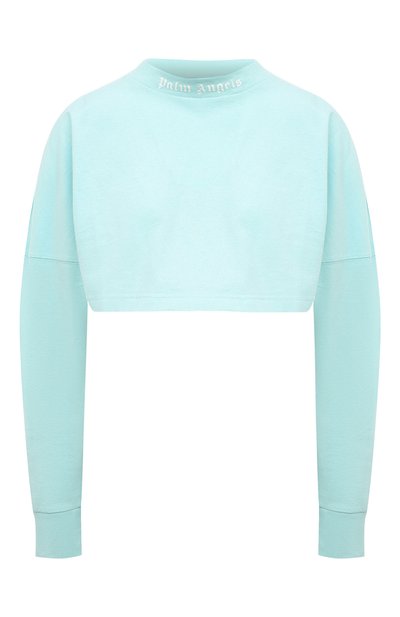 Женская хлопковый лонгслив PALM ANGELS, арт. PWAB023C99JER0014001
