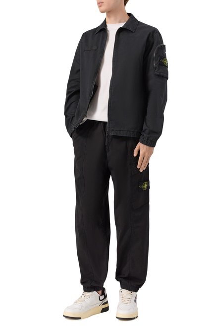 Мужская хлопковая куртка STONE ISLAND, арт. K1S151200003/S0004