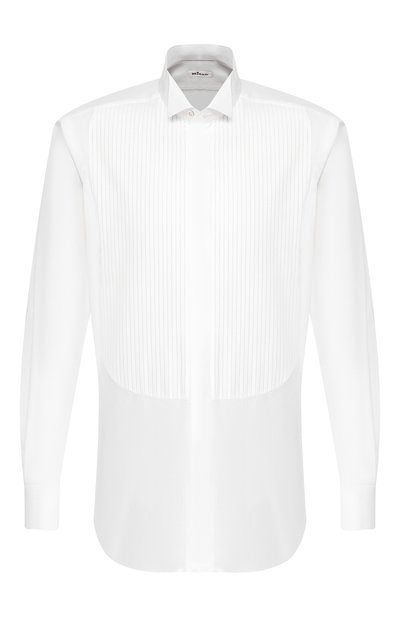 Хлопковая сорочка с воротником бабочка KITON, арт. UCIH000340100G, фото 1