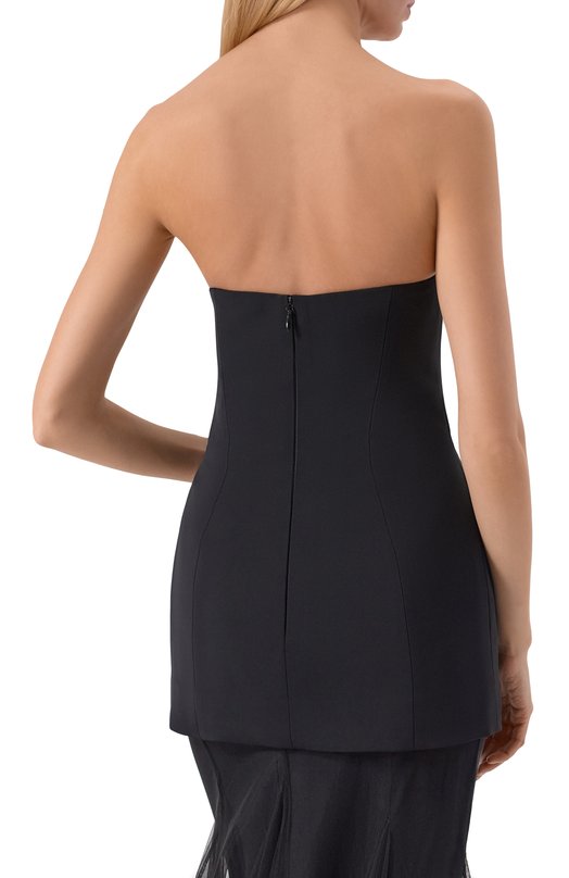 Топ с отделкой стразами Zuhair Murad FTP25025/CRCA019 Чёрный  FTP25025/CRCA019 Фото 4