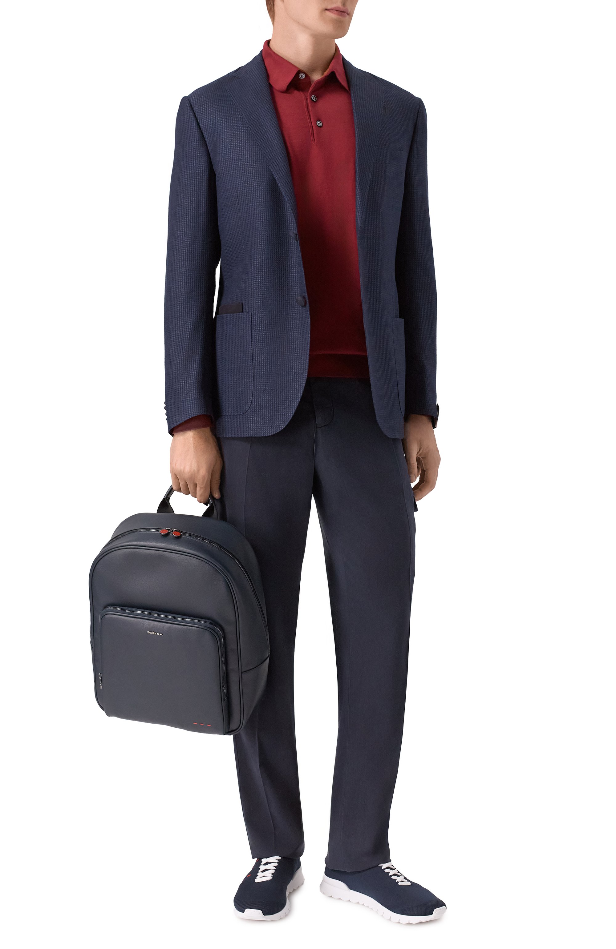 Кожаный рюкзак KITON, арт. UBA0145N0126902, фото 7