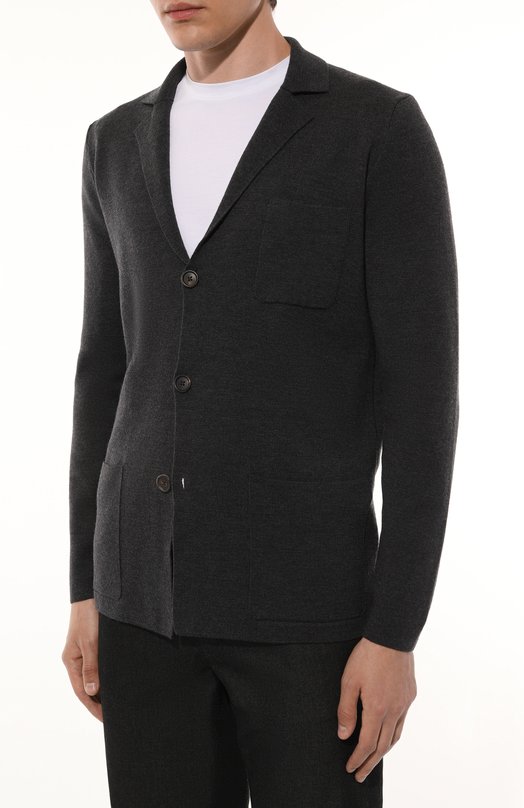 Шерстяной пиджак Corneliani 94M586-9425164 Серый  94M586-9425164 Фото 5