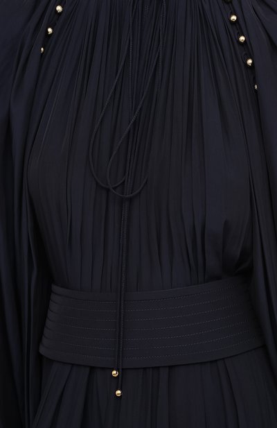 Платье LANVIN темно-синего цвета по цене 345000 руб., арт. RW-DR218U-4778-H20, фото 5 Платье LANVIN, арт. RW-DR218U-4778-H20, фото 5