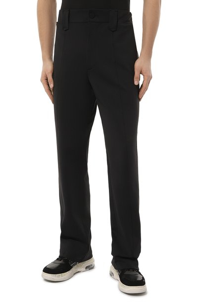 Брюки CROW’S EYE черного цвета по цене 35000 руб., арт. LE 56, фото 3 Брюки CROW’S EYE, арт. LE 56, фото 3