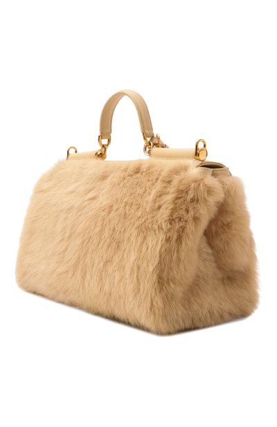 Сумка my sicily DOLCE & GABBANA желтого цвета по цене 478000 руб., арт. BB7782/B5528, фото 4 Сумка my sicily DOLCE & GABBANA, арт. BB7782/B5528, фото 4