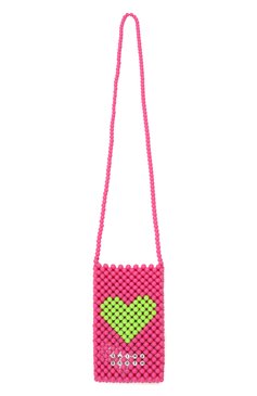 Чехол для телефона MC2 SAINT BARTH фуксия цвета, арт. STBA/BEADED PH0NE H0LDER/00200D | Фото 4 (Материал: Пластик; Региональные ограничения белый список (Axapta Mercury): Не проставлено; Нос: Не проставлено)