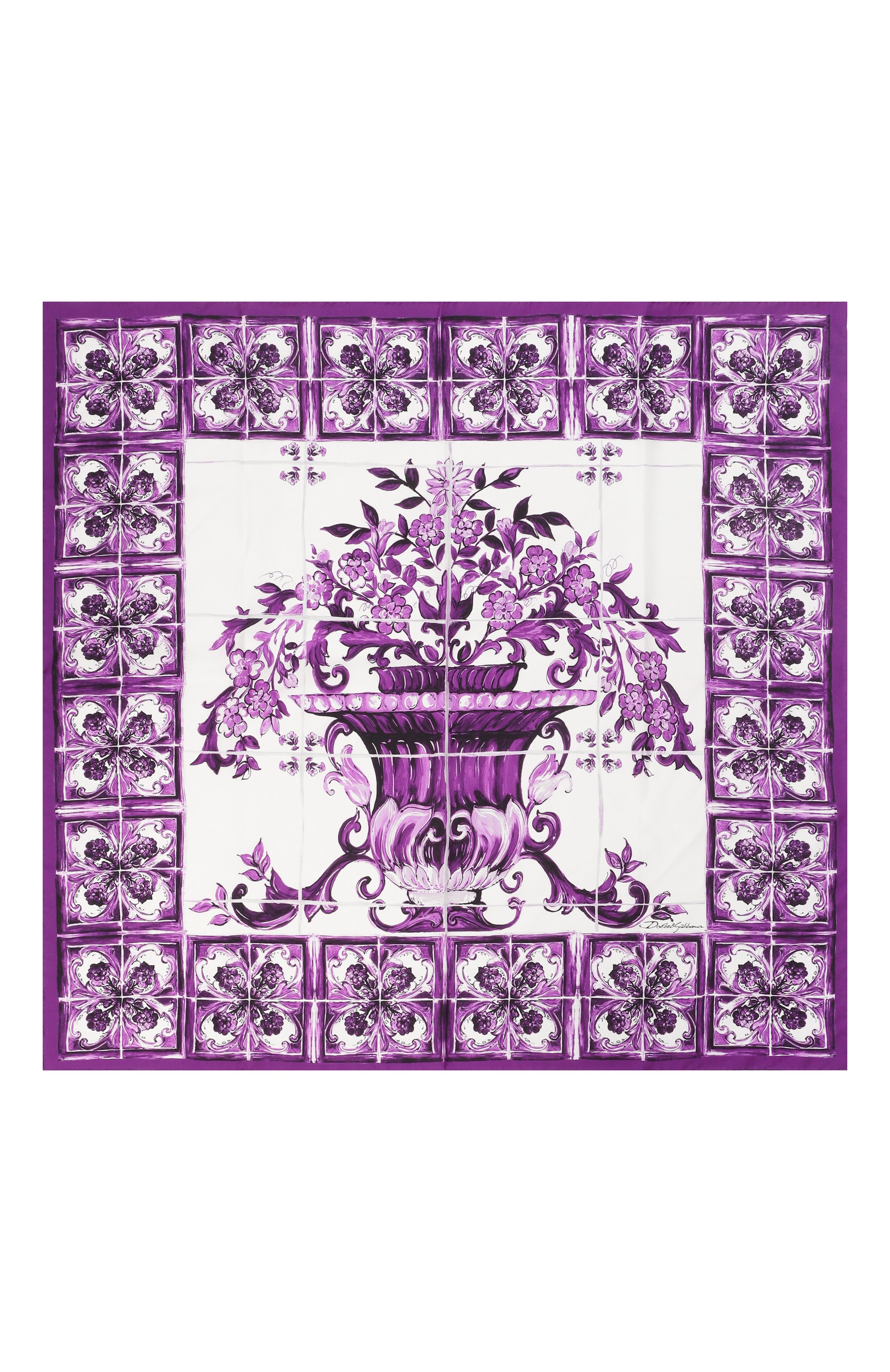 Шелковый платок DOLCE & GABBANA, арт. FN090R/GDA0Z, фото 4