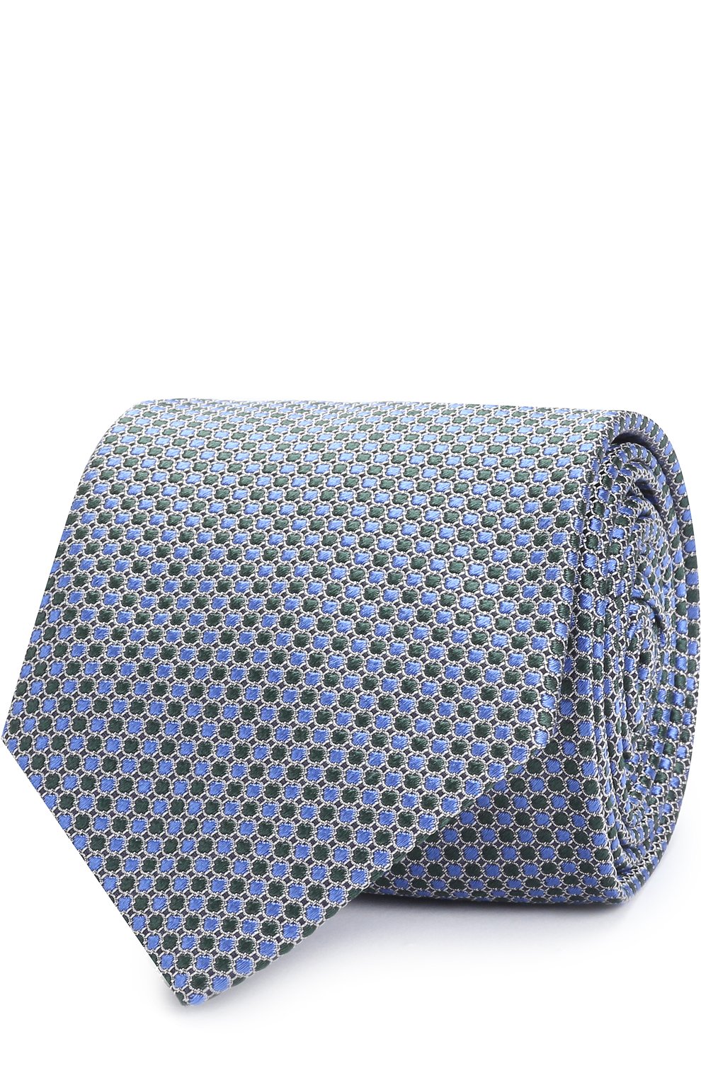 Шелковый галстук с узором BRIONI, арт. 062H/06447, фото 1