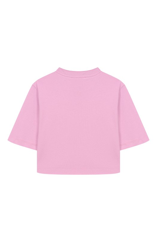 Хлопковая футболка MSGM kids 2