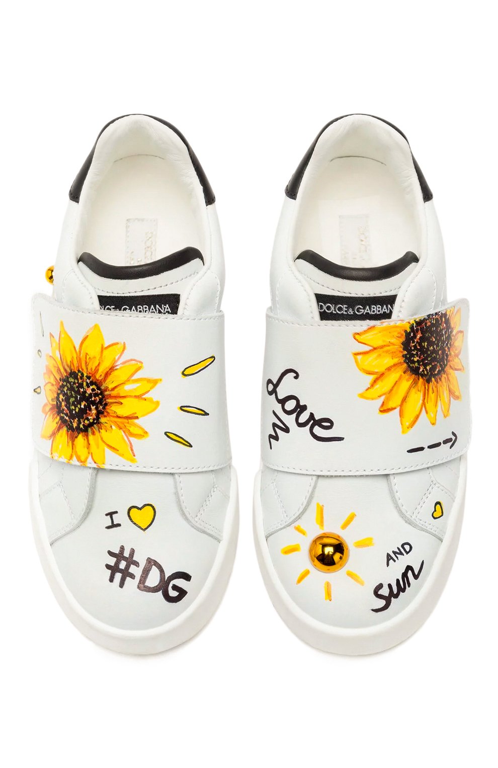 Кожаные кеды DOLCE & GABBANA, арт. D10883/AK220/37-39, фото 4