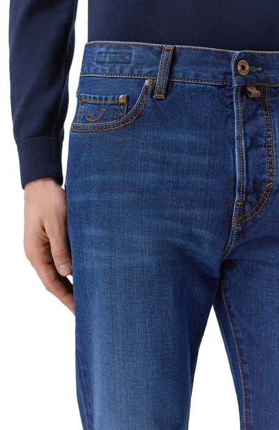 Джинсы edo JACOB COHEN темно-синего цвета по цене 83700 руб., арт. JUM_QM031 055 T854A V1, фото 5 Джинсы edo JACOB COHEN, арт. JUM_QM031 055 T854A V1, фото 5