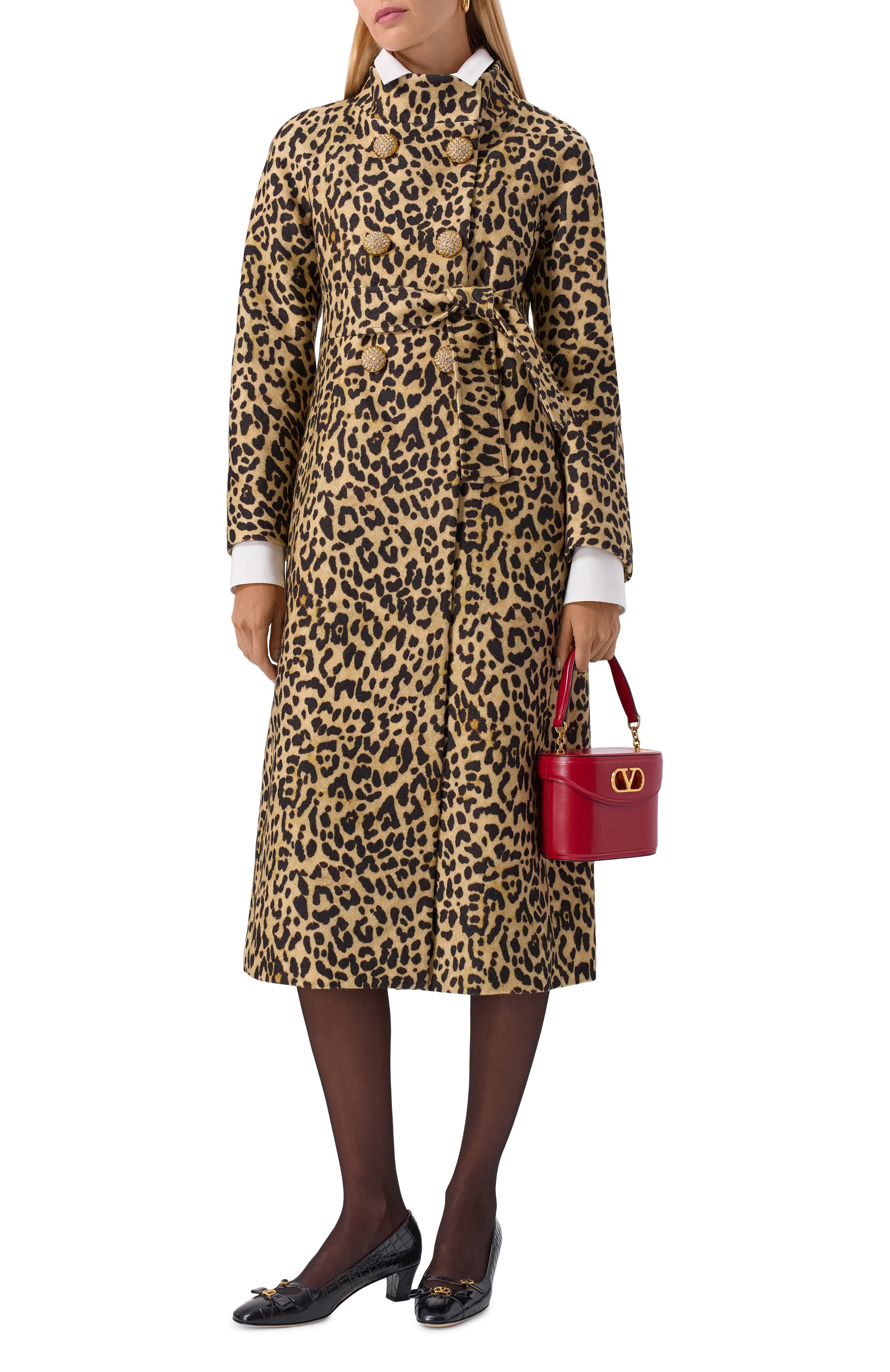 Шерстяное пальто VALENTINO, арт. 7B3CA7Y09G7, фото 2