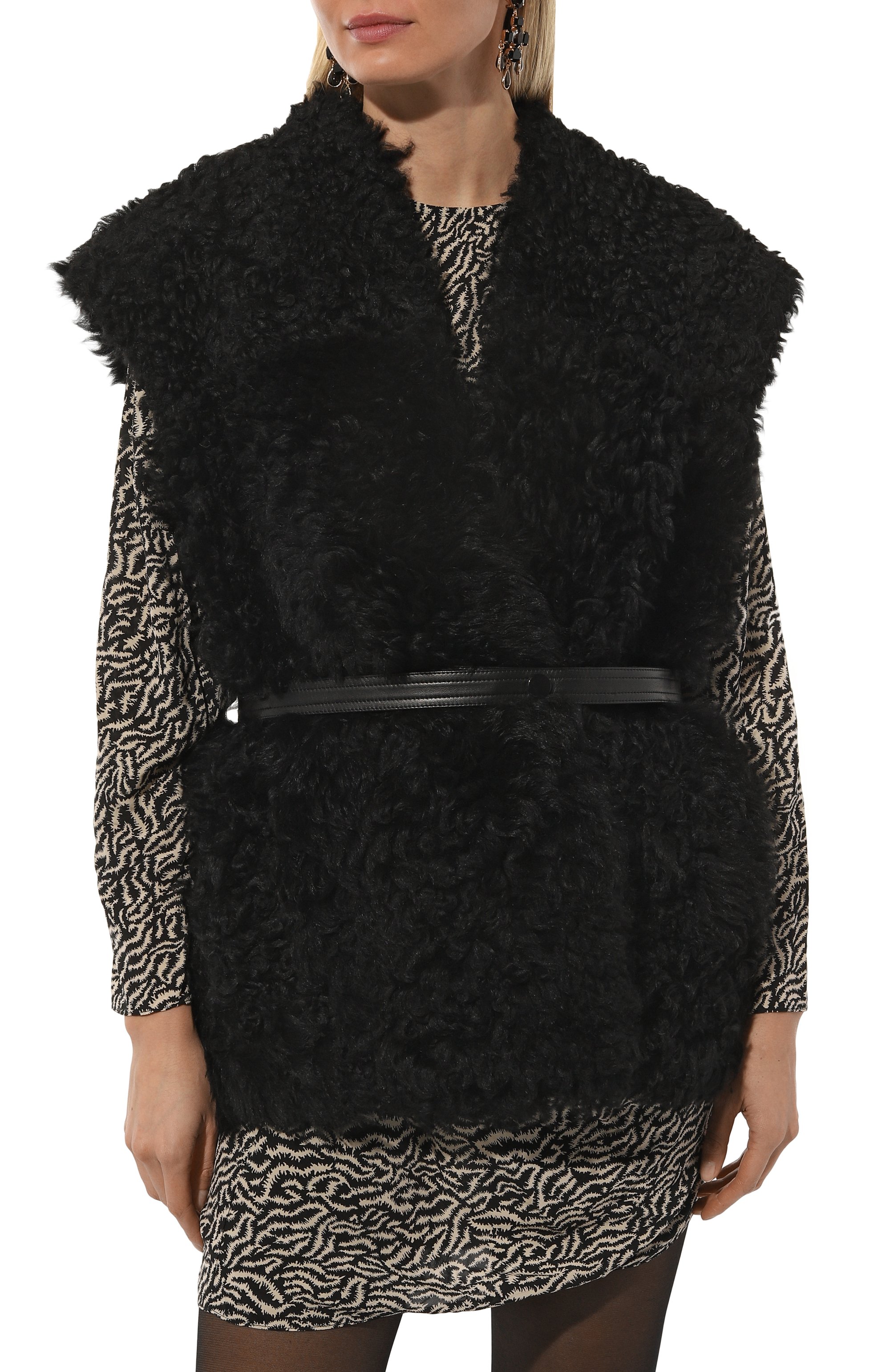 Двусторонний жилет из меха овчины VENERA M., арт. YLKBP, фото 3