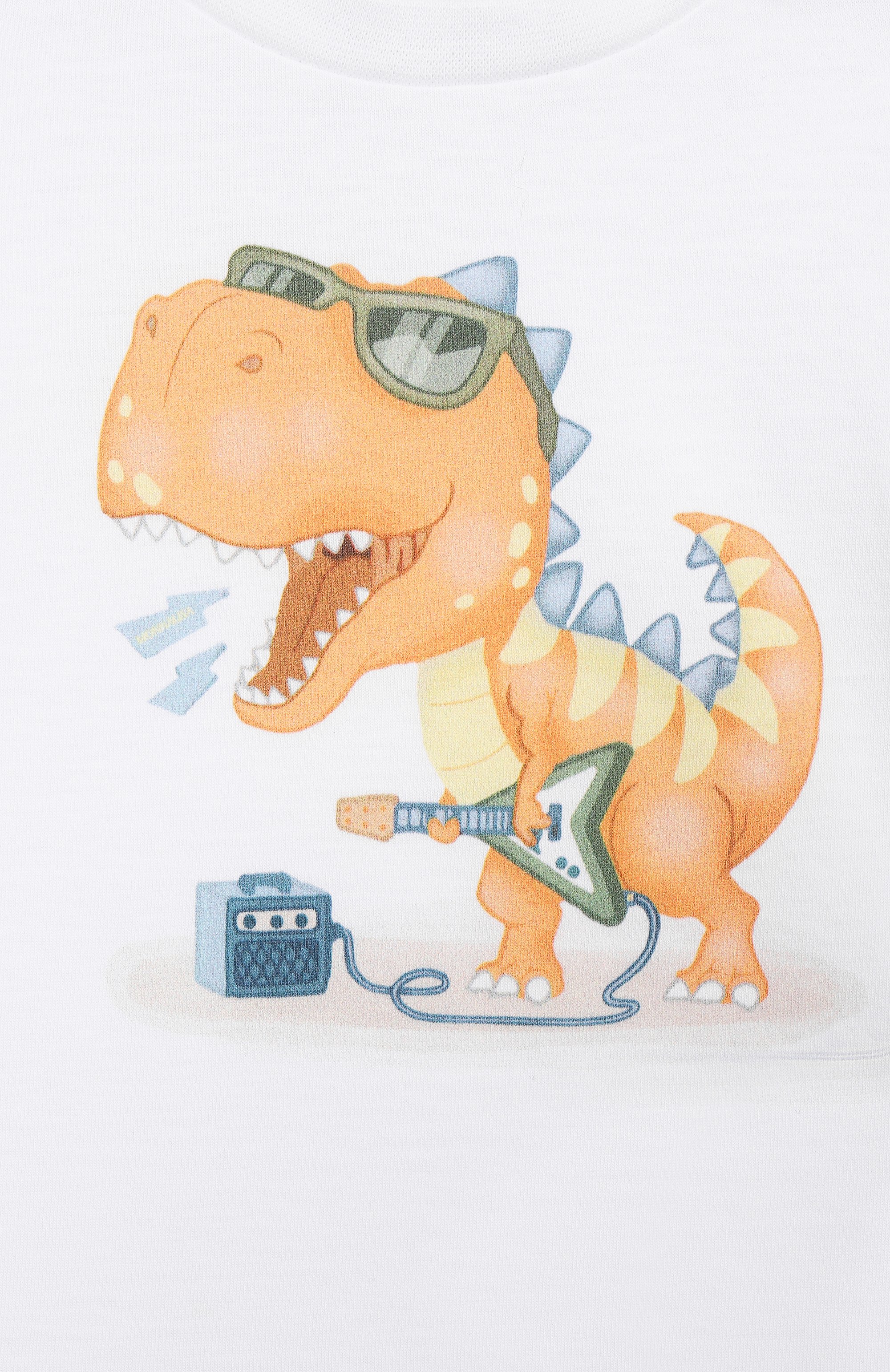 Хлопковая футболка MONNALISA, арт. 28G601, фото 3