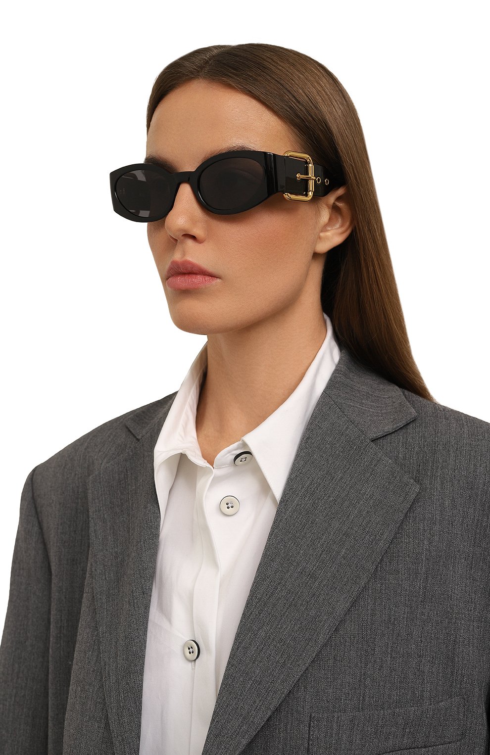 Солнцезащитные очки MOSCHINO черного цвета по цене 29950 руб., арт. M0S154 2M2, фото 2 Солнцезащитные очки MOSCHINO, арт. M0S154 2M2, фото 2